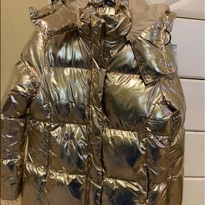 COPY - Jordancraig.com Gold Puffer Jacket